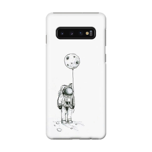 Astronaut Moon Balloon Galaxy S10 Case