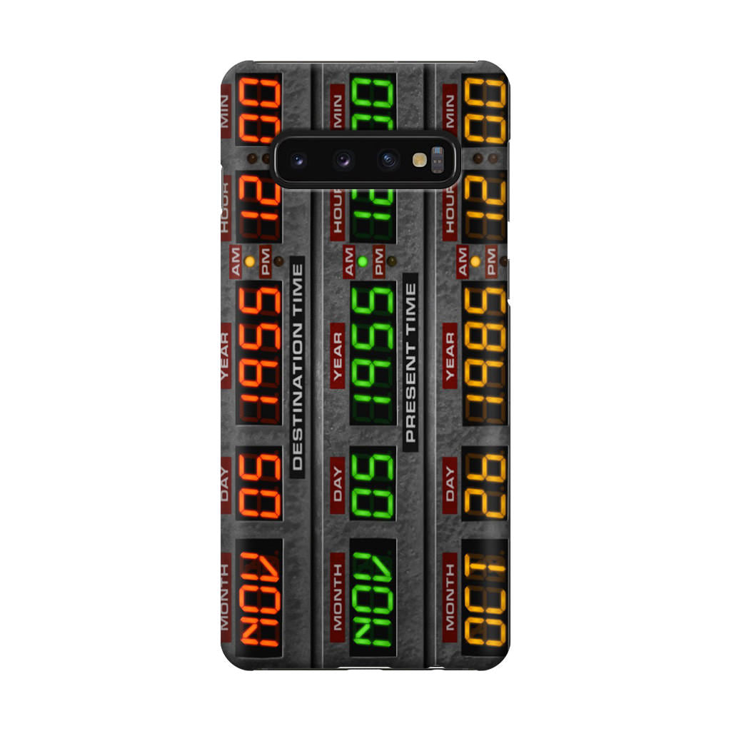 Back To The Future Time Circuits Galaxy S10 Case