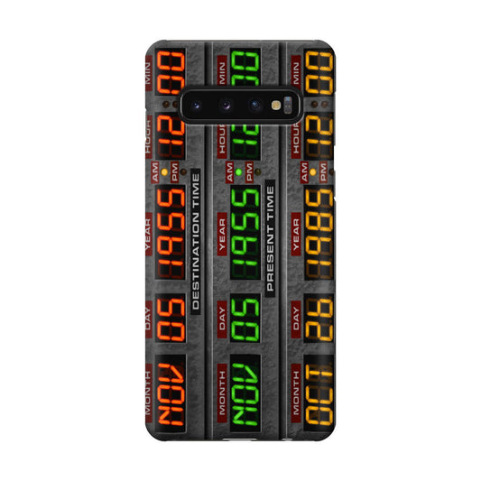Back To The Future Time Circuits Galaxy S10 Case
