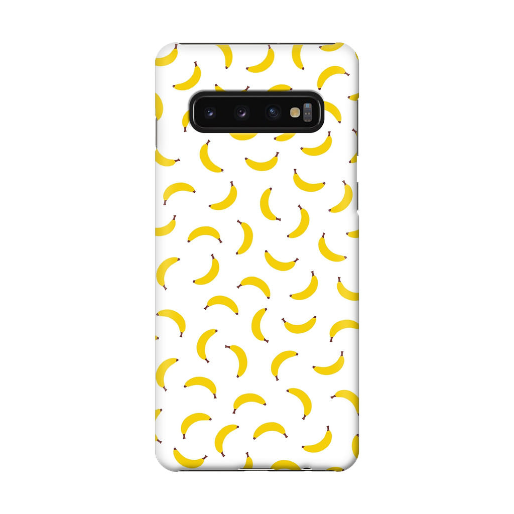 Bananas Fruit Pattern Galaxy S10 Case