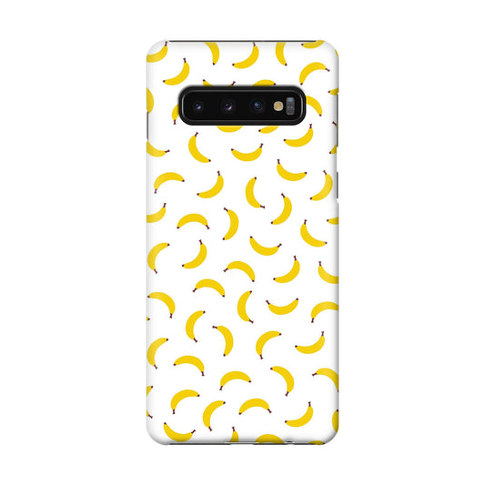 Bananas Fruit Pattern Galaxy S10 Plus Case