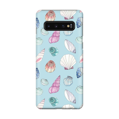 Beach Shells Pattern Galaxy S10 Case