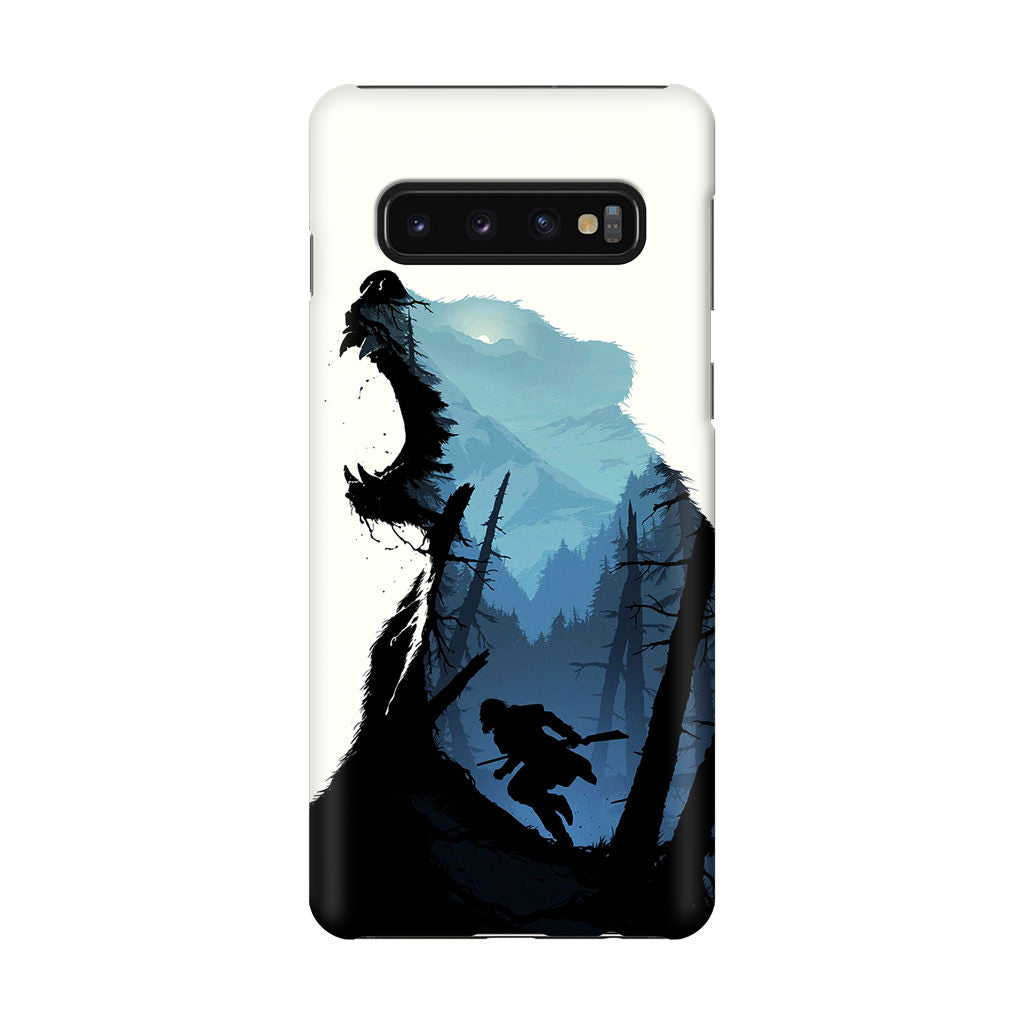 Bear Hunter Art Galaxy S10 Case