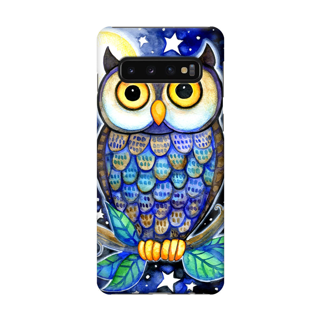 Bedtime Owl Galaxy S10 Case