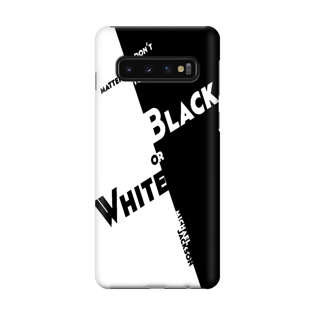 Black Or White Michael Jackson Galaxy S10 Case