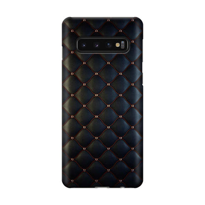 Black Royal Pattern Galaxy S10 Case