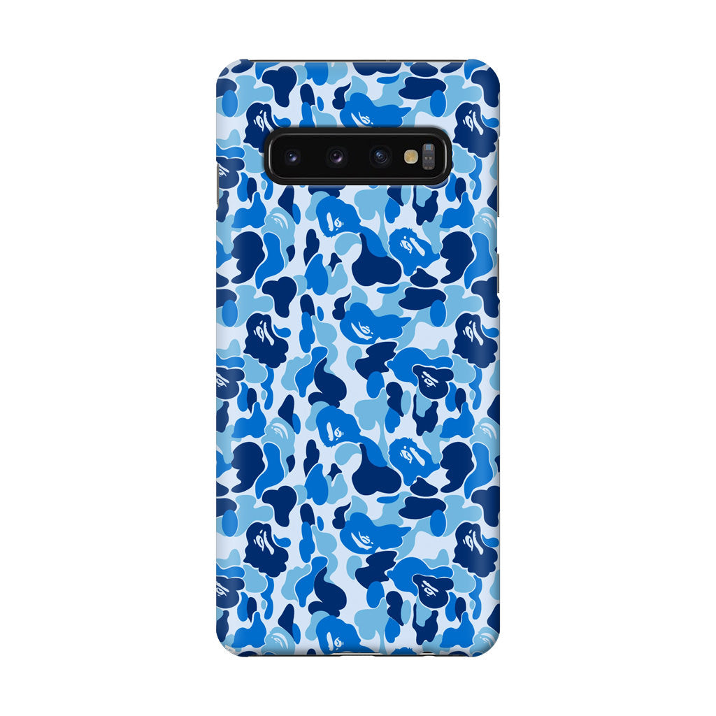 Blue Camo Galaxy S10 Case