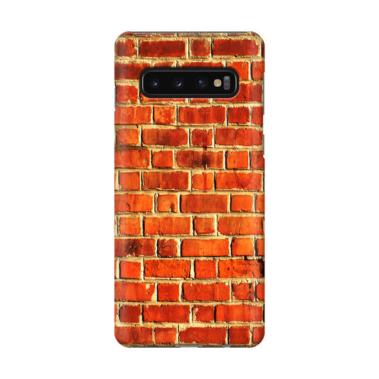 Brick Wall Pattern Galaxy S10 Case