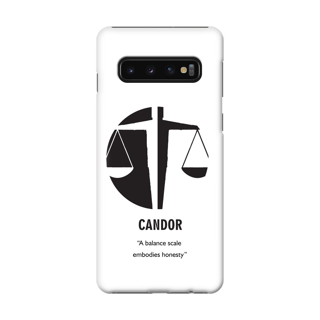 Candor Divergent Faction Galaxy S10 Case