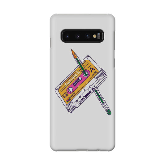 Cassete Tape Old Galaxy S10 Case