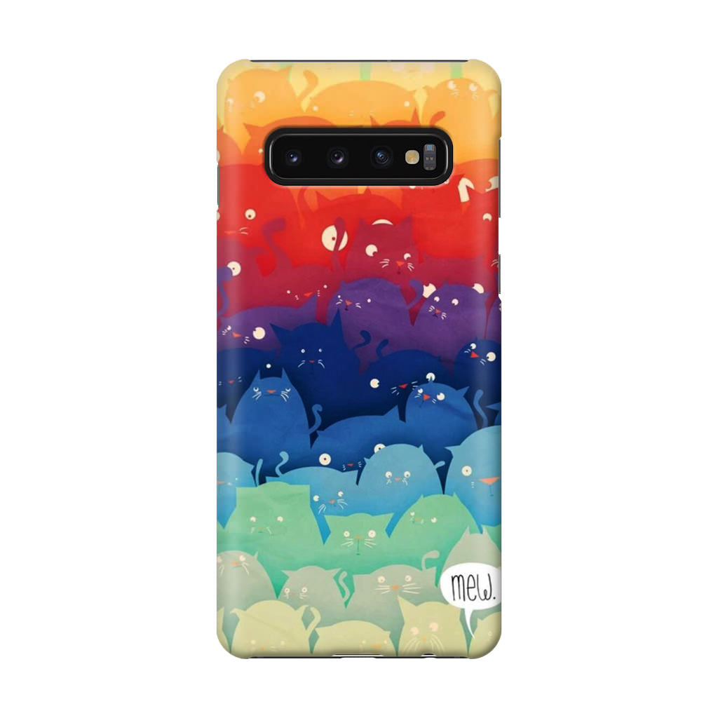 Cats Everywhere Galaxy S10 Case