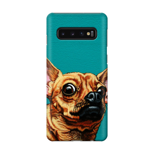 Chihuahua Art Galaxy S10 Case