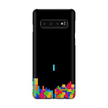 Classic Video Game Tetris Galaxy S10 Case