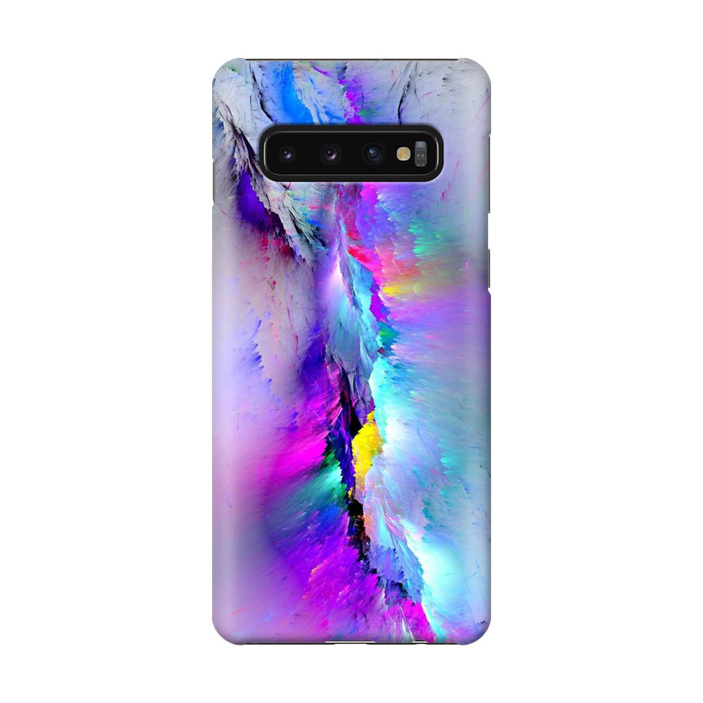 Colorful Abstract Smudges Galaxy S10 Case