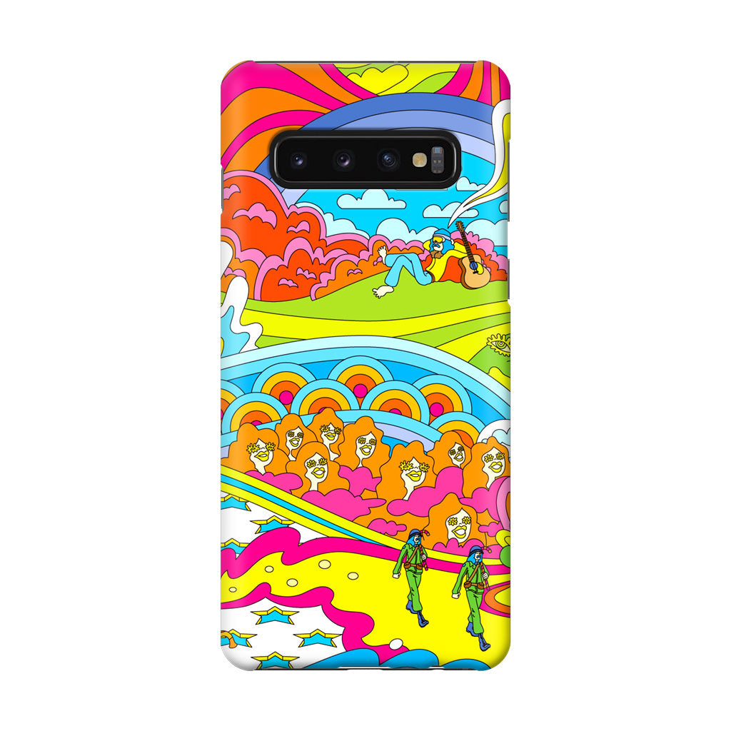 Colorful Doodle Galaxy S10 Case