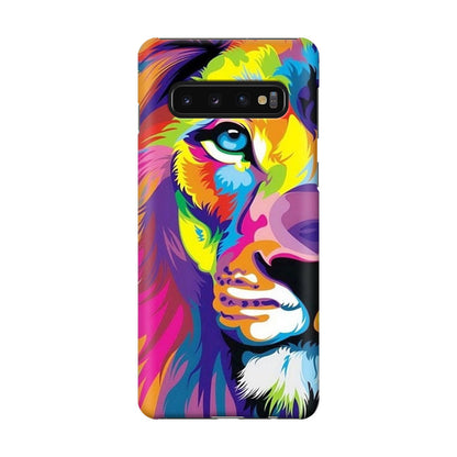 Colorful Lion Galaxy S10 Case