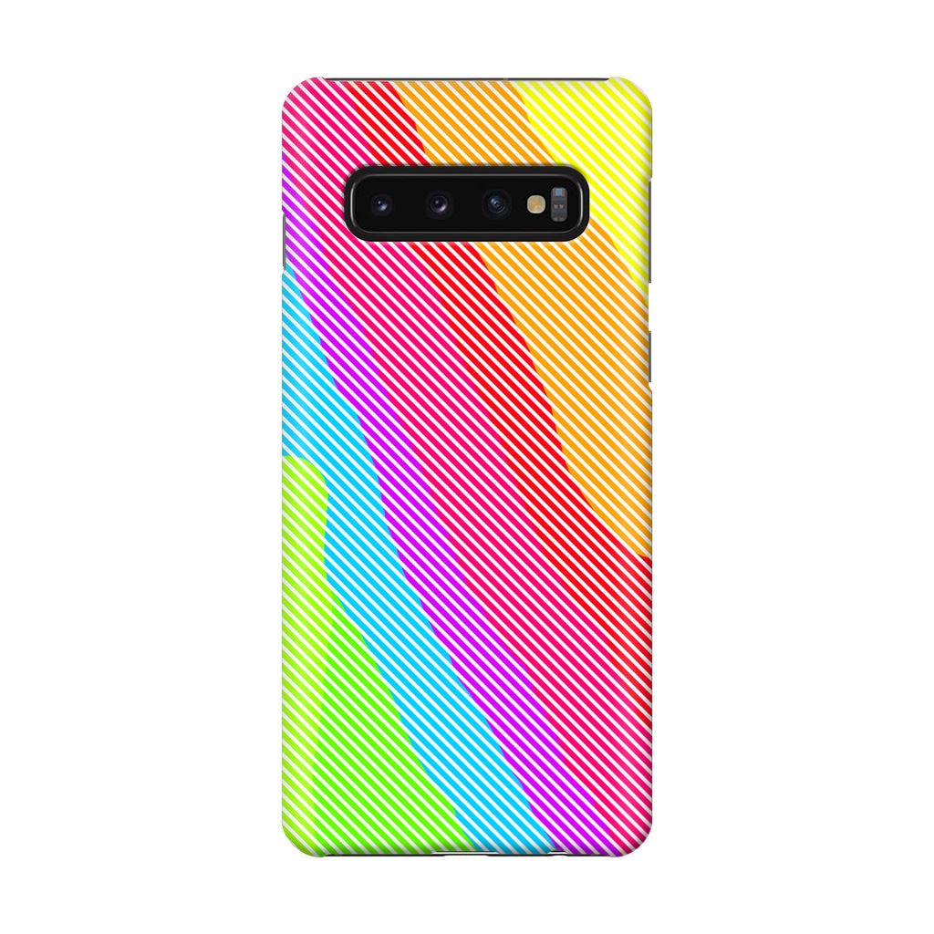 Colorful Stripes Galaxy S10 Case