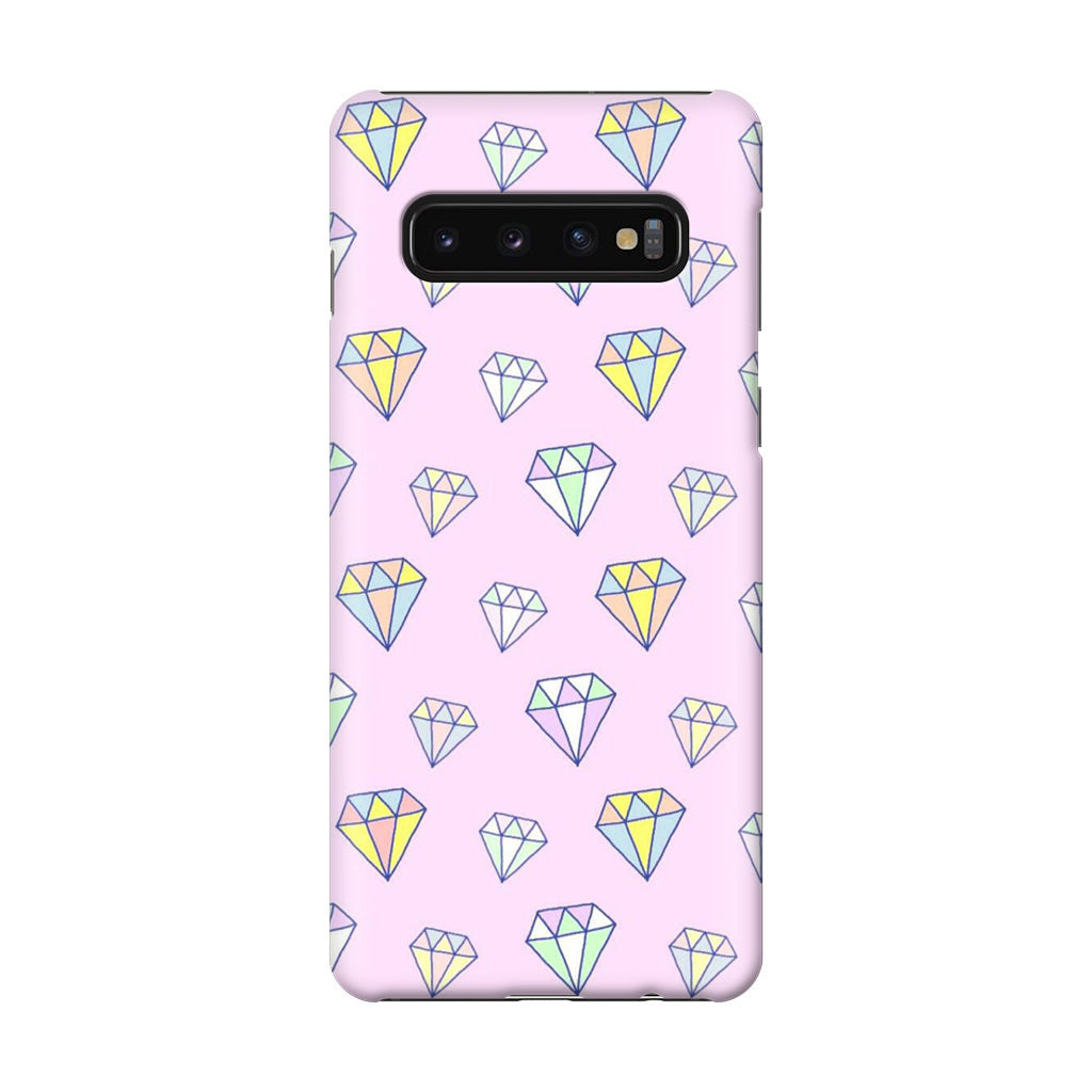 Diamonds Pattern Galaxy S10 Case