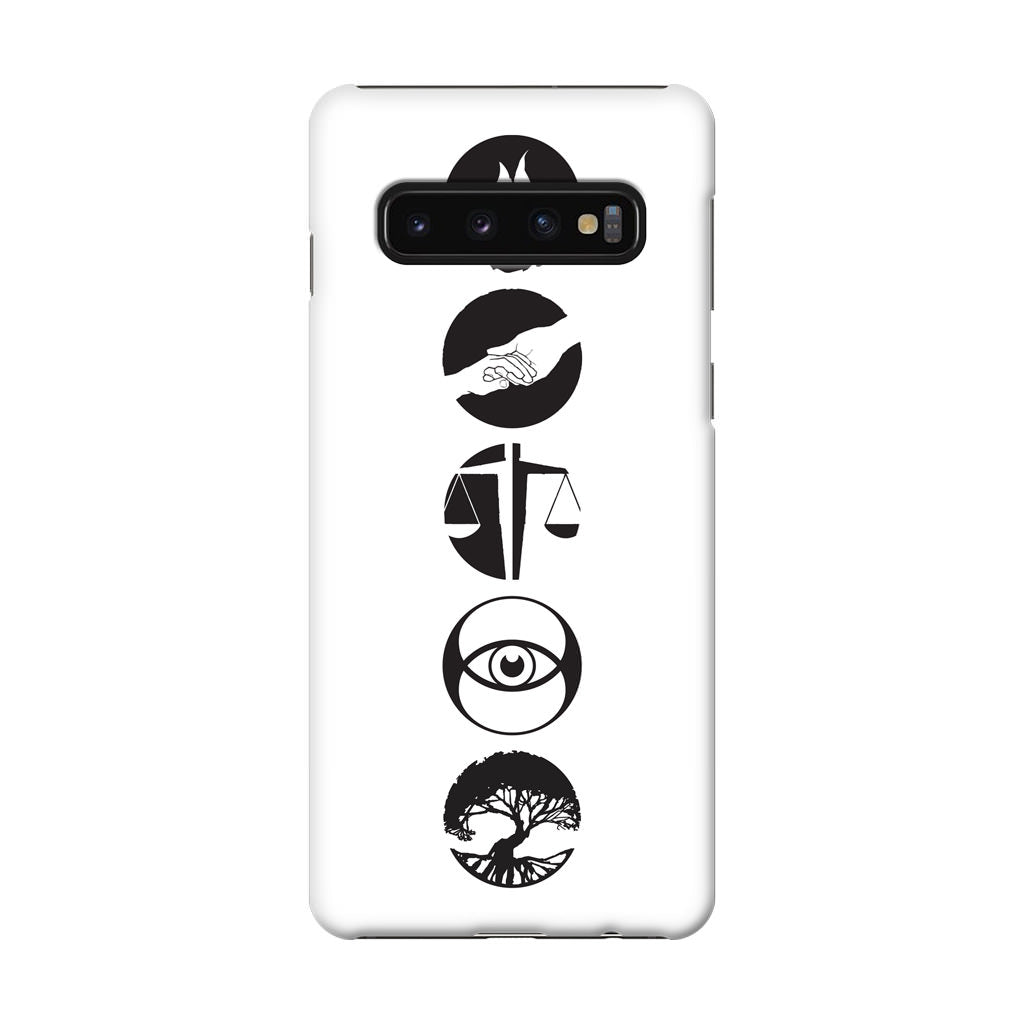 Divergent Factions Galaxy S10 Case