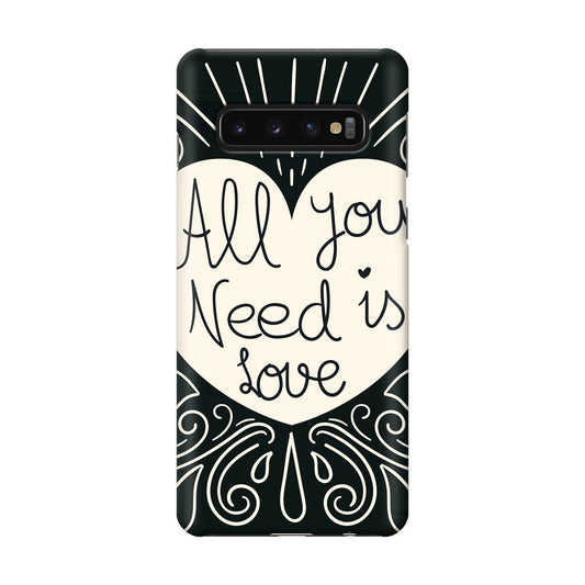 Drawn Love Galaxy S10 Case