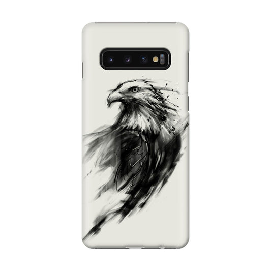 Eagle Art Black Ink Galaxy S10 Case