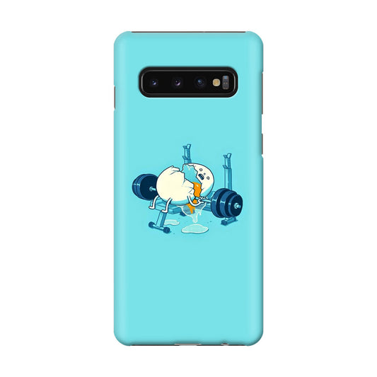 Egg Accident Workout Galaxy S10 Case