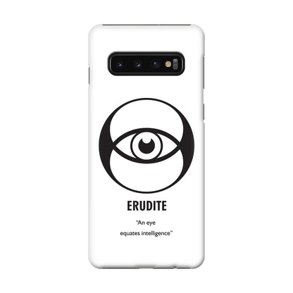 Erudite Divergent Faction Galaxy S10 Case