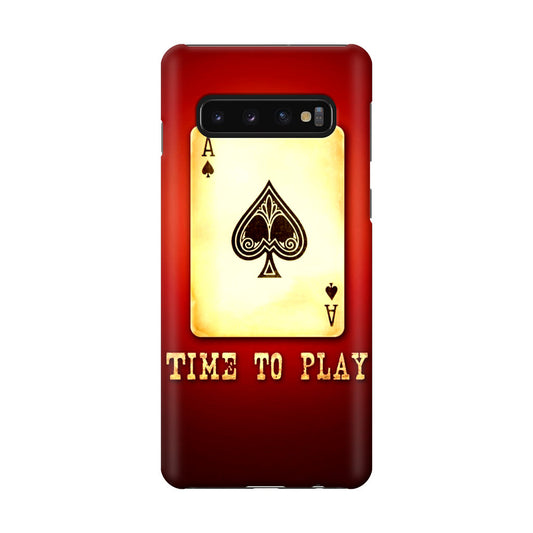 Game Card Time To Play Galaxy S10 Case