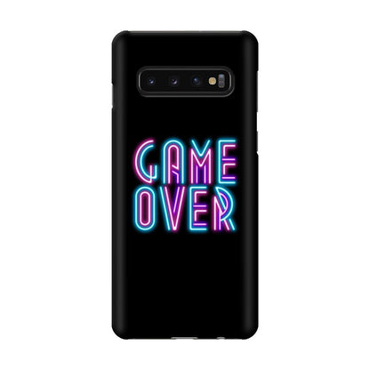 Game Over Neon Galaxy S10 Case