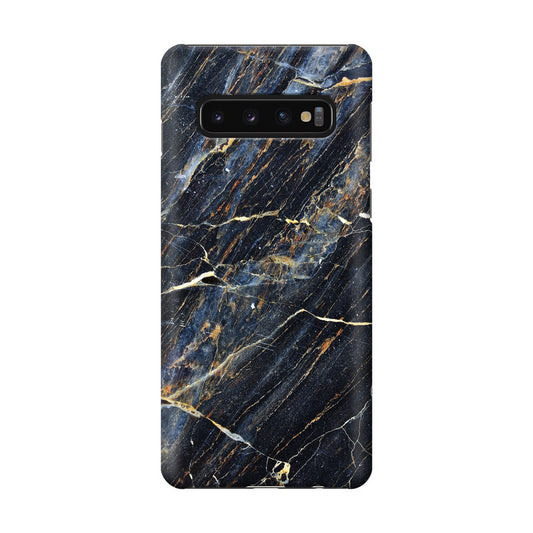 Golden Black Marble Galaxy S10 Case