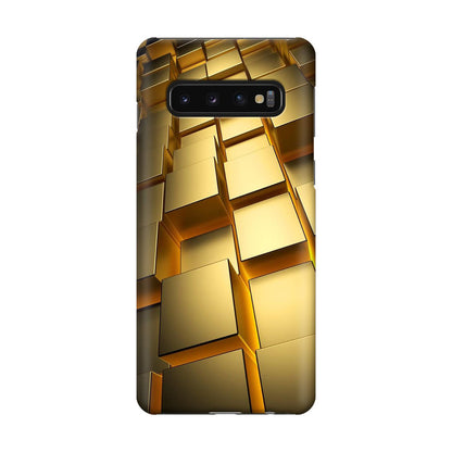 Golden Cubes Galaxy S10 Case