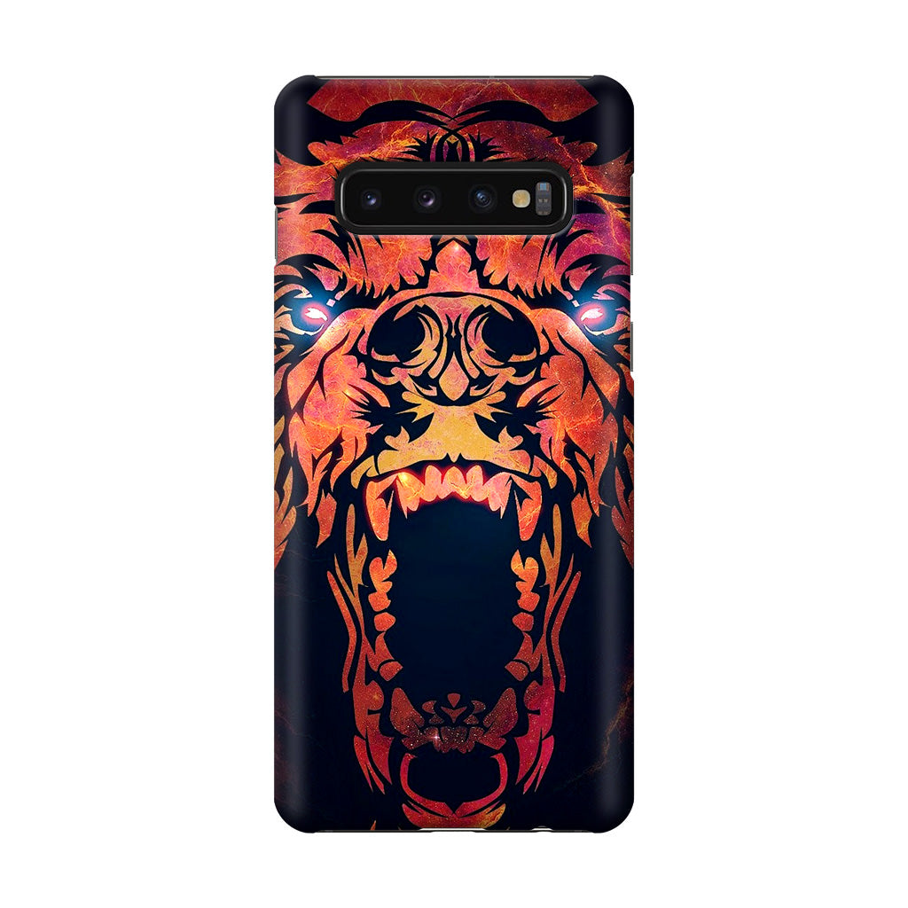 Grizzly Bear Art Galaxy S10 Case