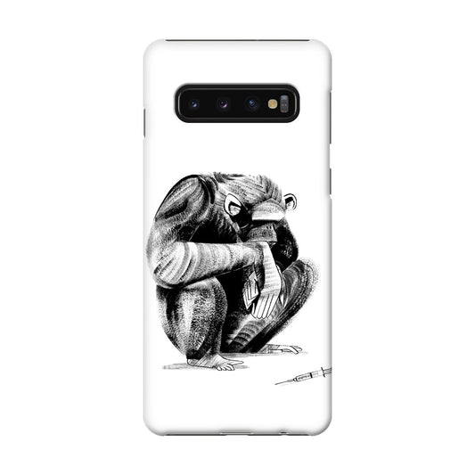 Guinea Chimp Galaxy S10 Case