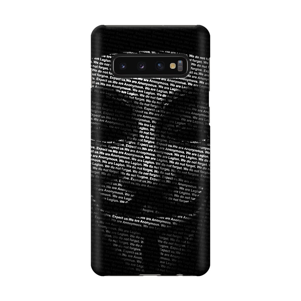 Guy Fawkes Mask Anonymous Galaxy S10 Case