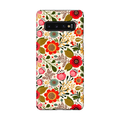 Hello Spring Pattern Galaxy S10 Case