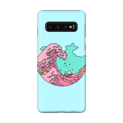 Japanese Pastel Wave Galaxy S10 Case