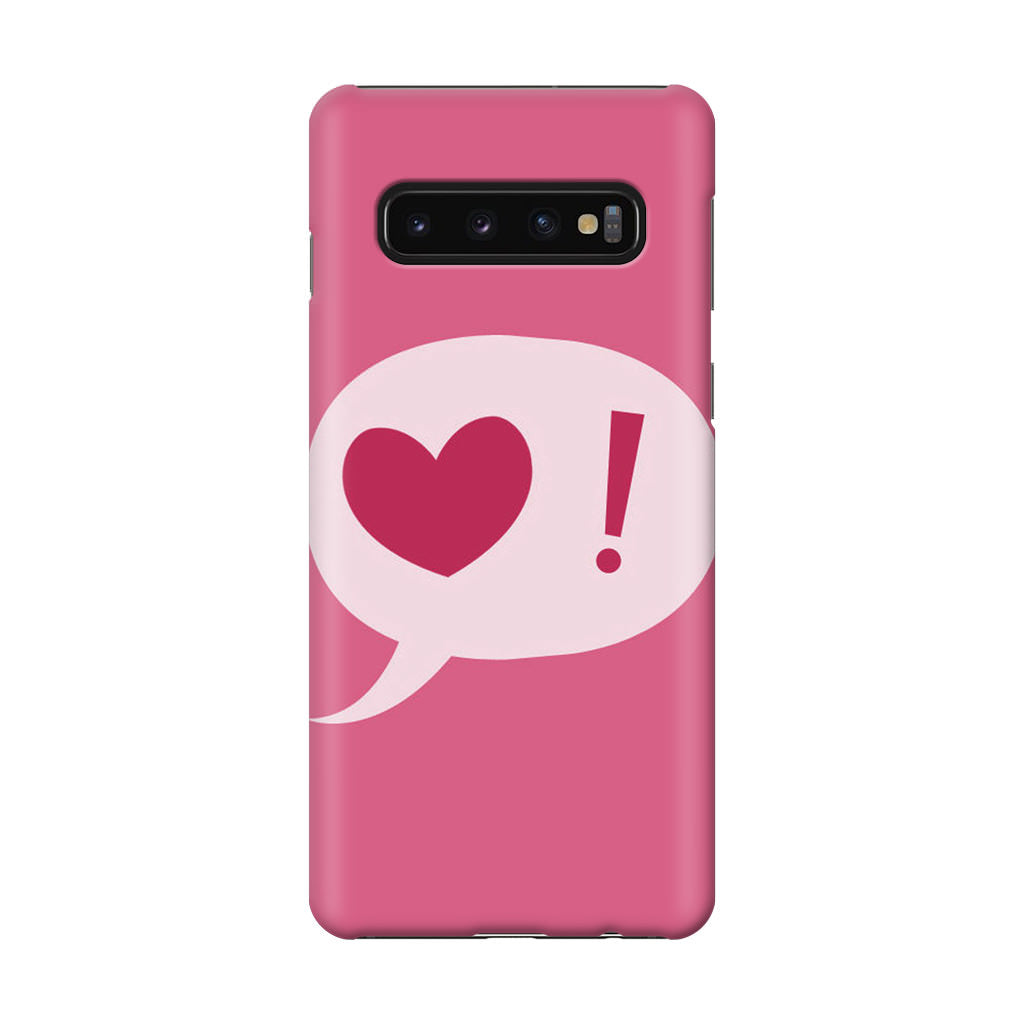 Love Pink Galaxy S10 Case