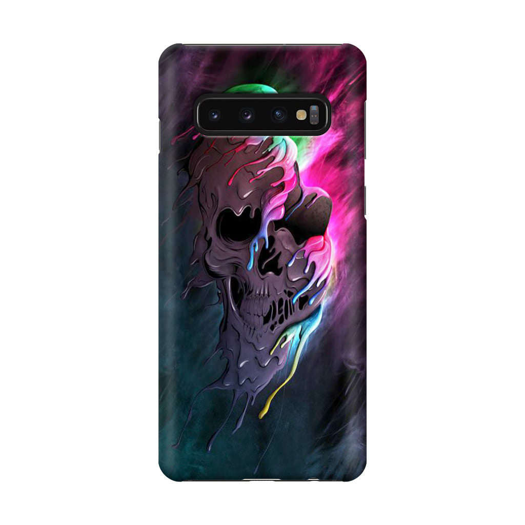 Melted Skull Galaxy S10 Case