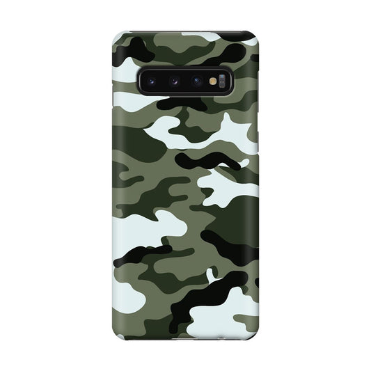 Military Green Camo Galaxy S10 Case