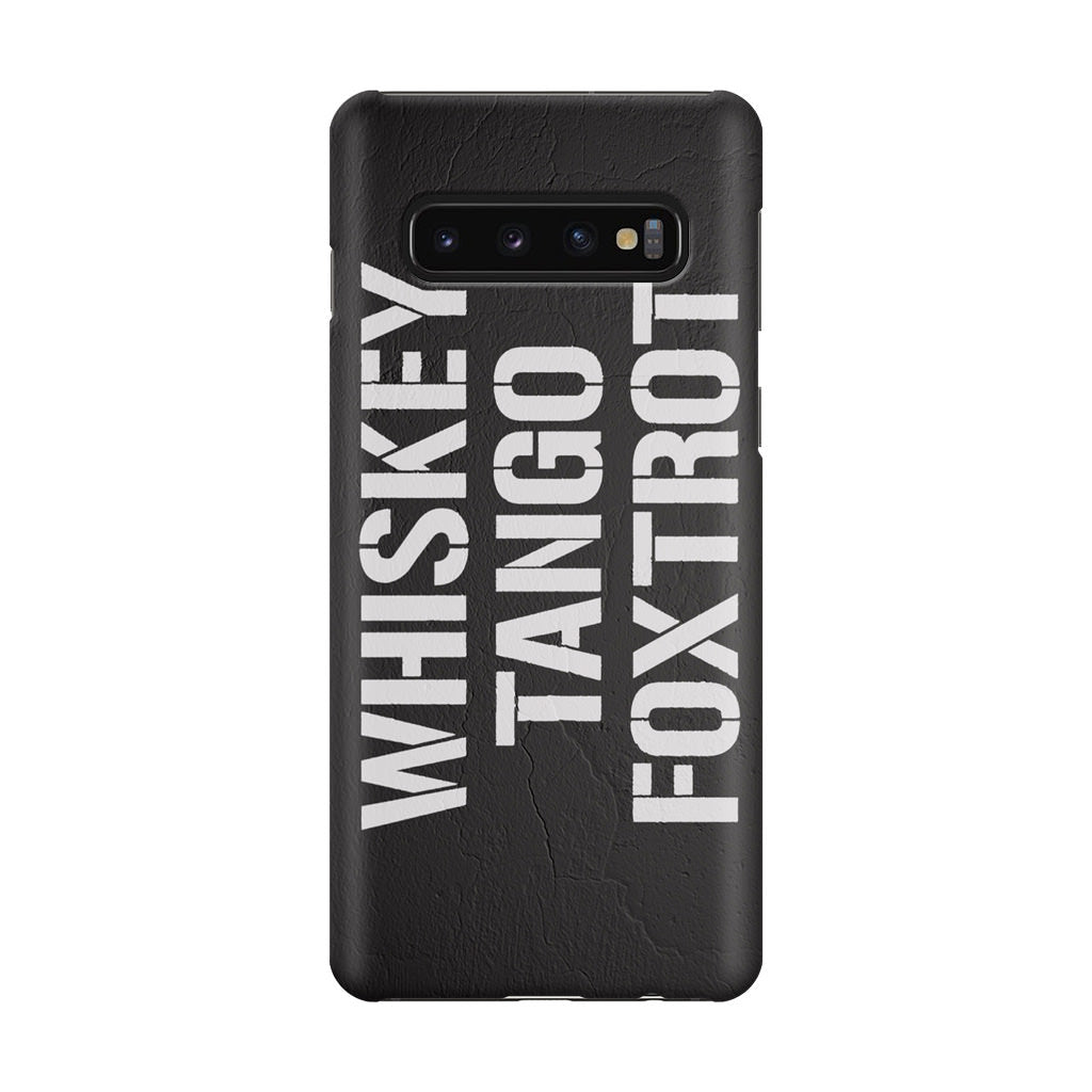 Military Signal Code Galaxy S10 Case