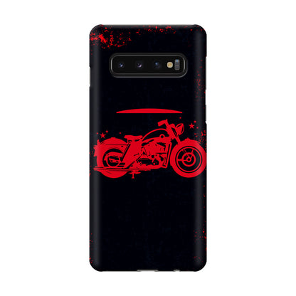 Motorcycle Red Art Galaxy S10 Case