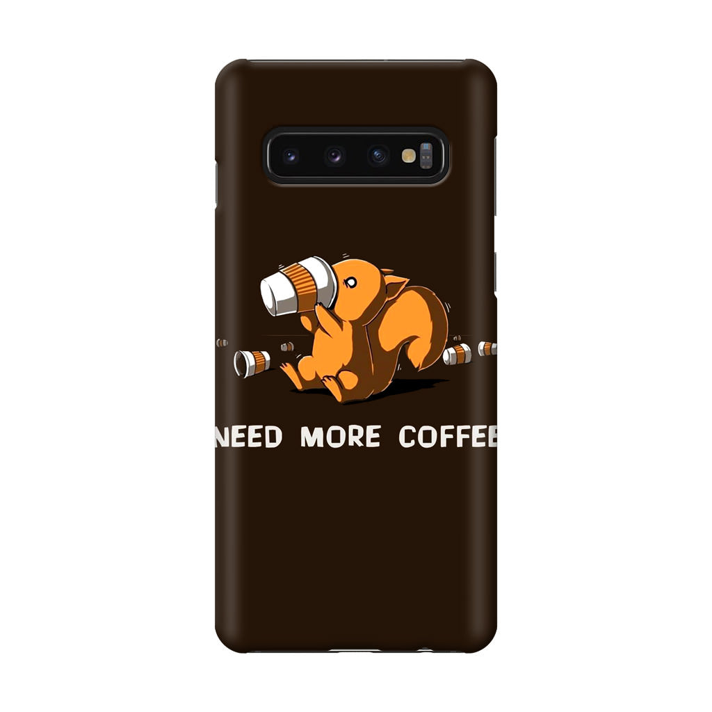 Need More Coffee Programmer Story Galaxy S10 Case