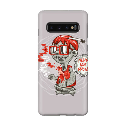 Nerd Not Drunk Zombie Galaxy S10 Case