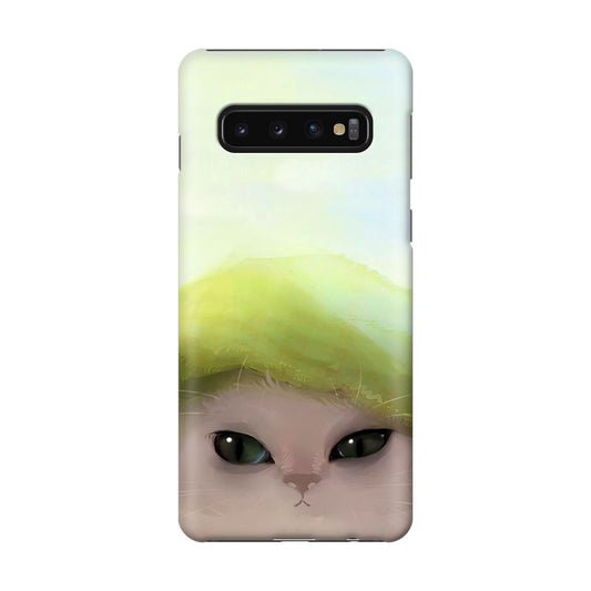 Noble Lazy Smart Kitten Galaxy S10 Case