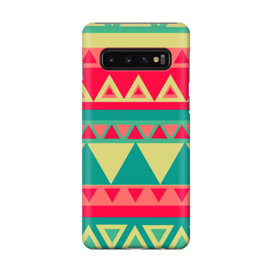 Old Aztec Pattern Galaxy S10 Case