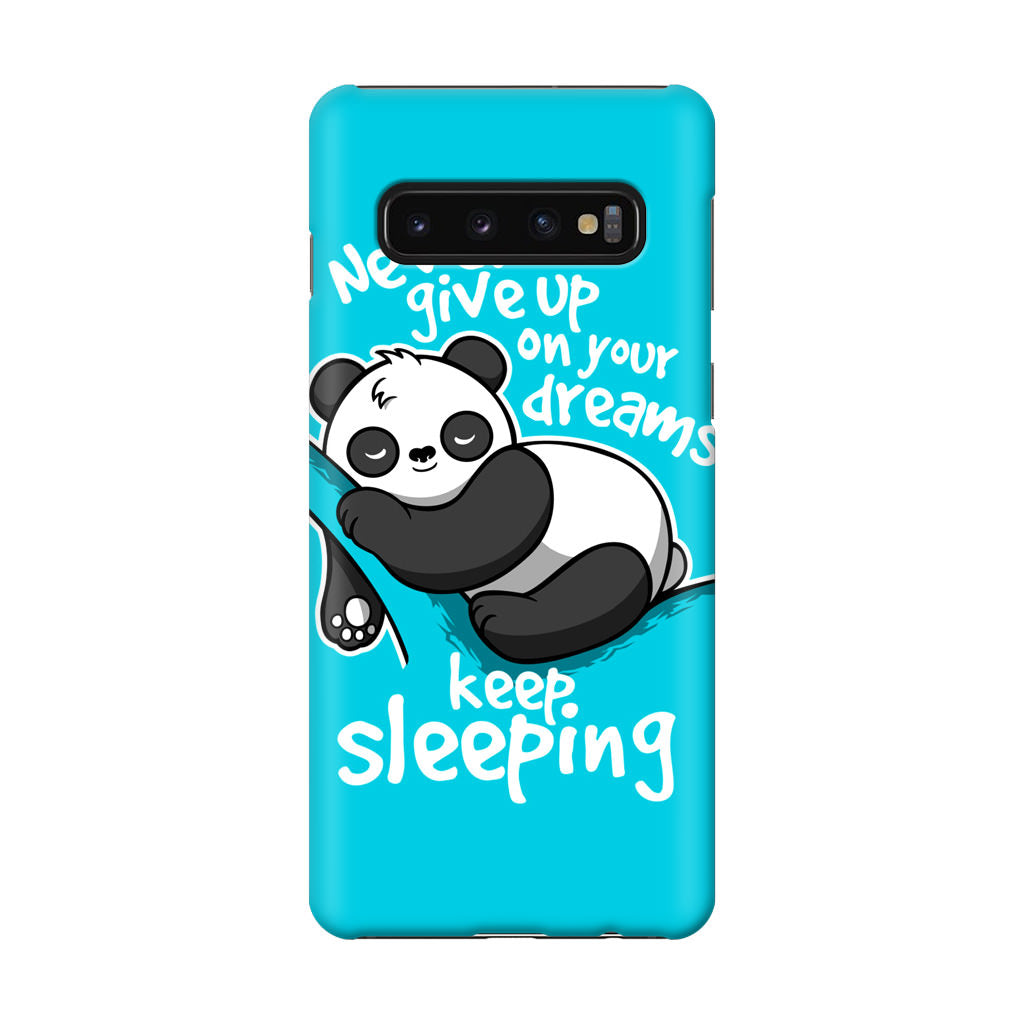 Panda Keep Sleeping Galaxy S10 Case