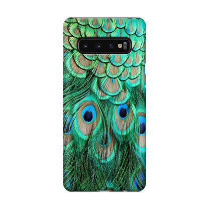 Peacock Feather Galaxy S10 Case