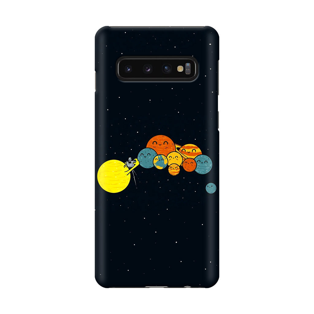 Planet Cute Illustration Galaxy S10 Case