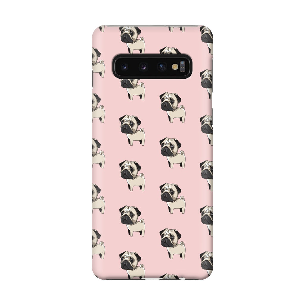 Pugs Pattern Galaxy S10 Case