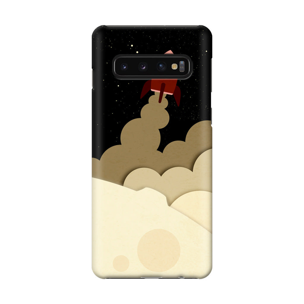 Rocket Ship Galaxy S10 Case